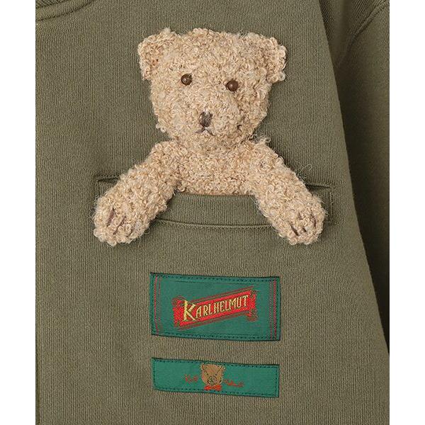 PINK HOUSE / ピンクハウス くまモチーフ付き ジップアップ