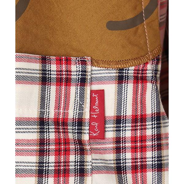 PINK HOUSE（ピンクハウス） くまアップリケ付きオリジナルタータン