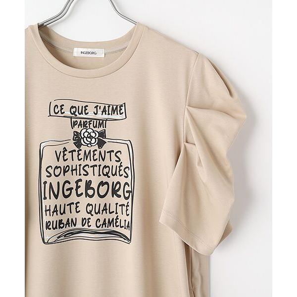 INGEBORG / インゲボルグ 香水瓶ワンポイントpt.カットソーワンピースの画像