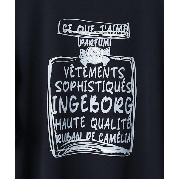 INGEBORG / インゲボルグ 香水瓶ワンポイントpt.カットソーワンピースの画像