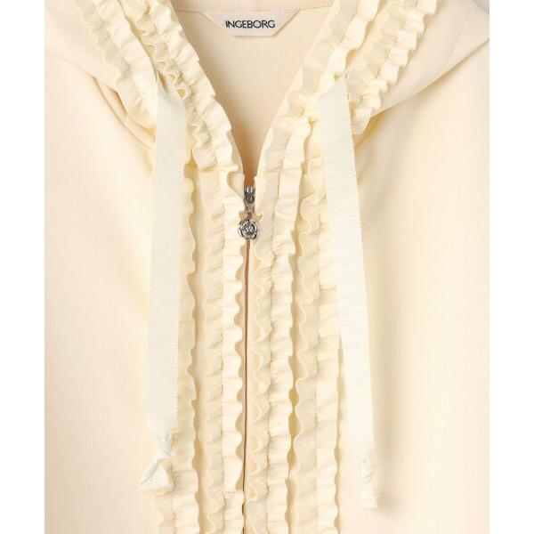 INGEBORG（インゲボルグ） フリル使いパーカー : タカシマヤ