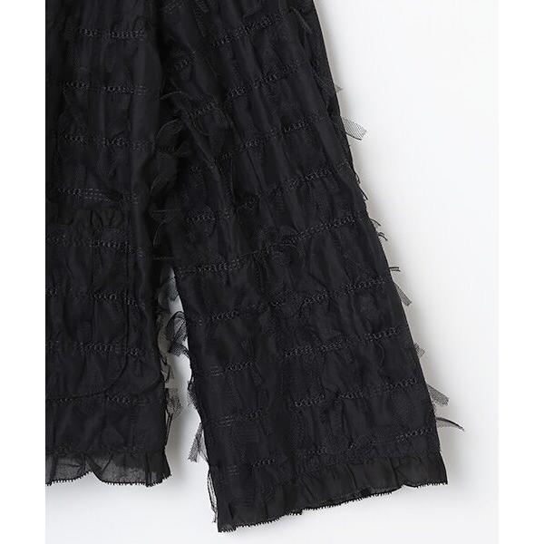 INGEBORG / インゲボルグ チュールリボン刺繍ジャケット