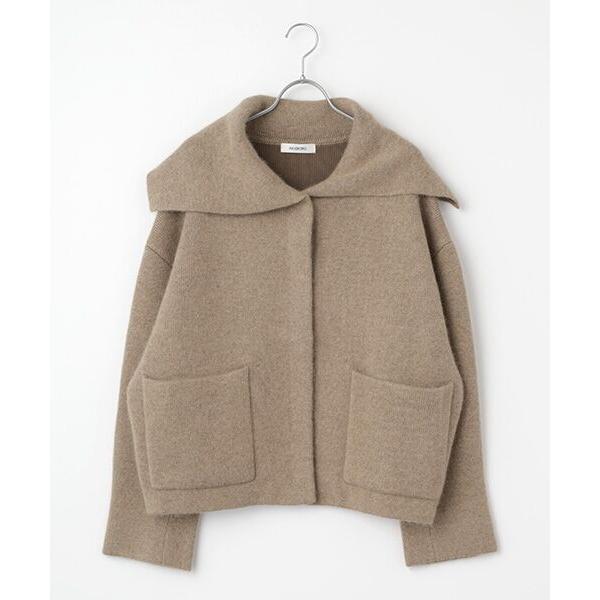 新品 インゲボルグ ブルーフォックスファーハンドニットコート ピンクハウス 希少 新品 インゲボルグ ブルーフォックスファーハンドニットコート ピンク