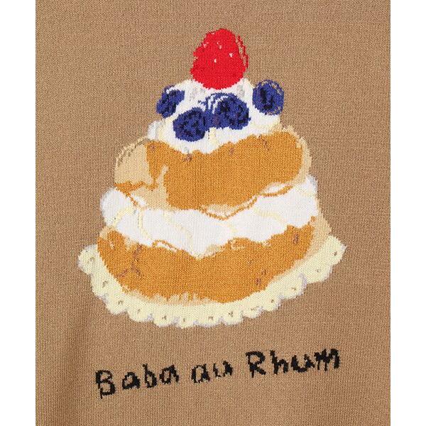 インゲボルグ　スイーツワンポイントセーター　美品　本日9/30迄の出品❗️ INGEBORG / インゲボルグ スイーツワンポイントセーター