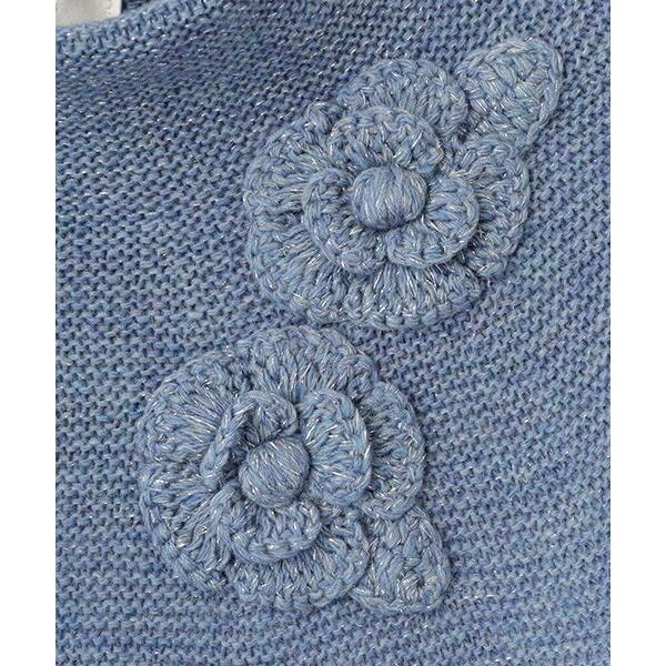 INGEBORG / インゲボルグ フラワーモチーフ付きボトルネック