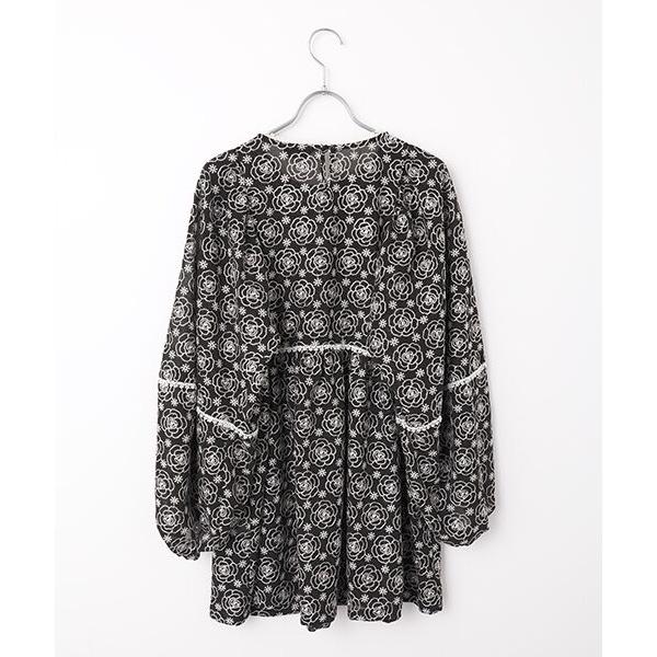 INGEBORG（インゲボルグ） カメリアシフォンレースチュニック