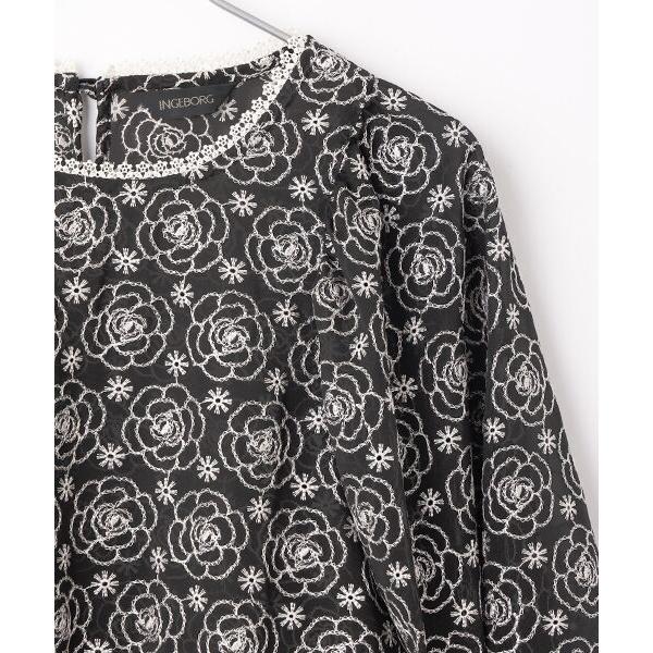 INGEBORG（インゲボルグ） カメリアシフォンレースチュニック