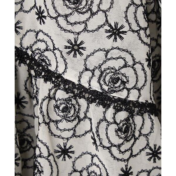 INGEBORG（インゲボルグ） カメリアシフォンレースチュニック