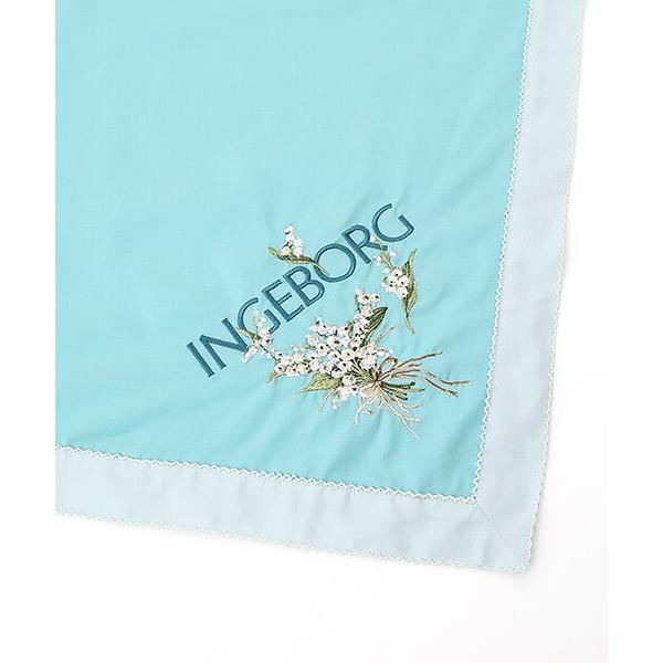 INGEBORG（インゲボルグ） すずらん刺繍ストール : タカシマヤ