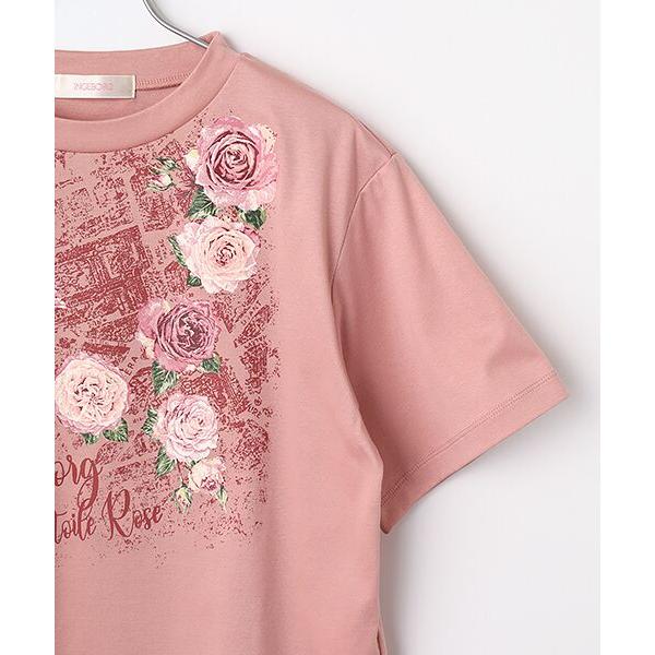 INGEBORG / インゲボルグ エトワールローズワンポイントpt.カットソーの画像
