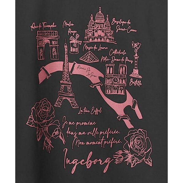 INGEBORG / インゲボルグ フレンチアートプリントカットソーの画像