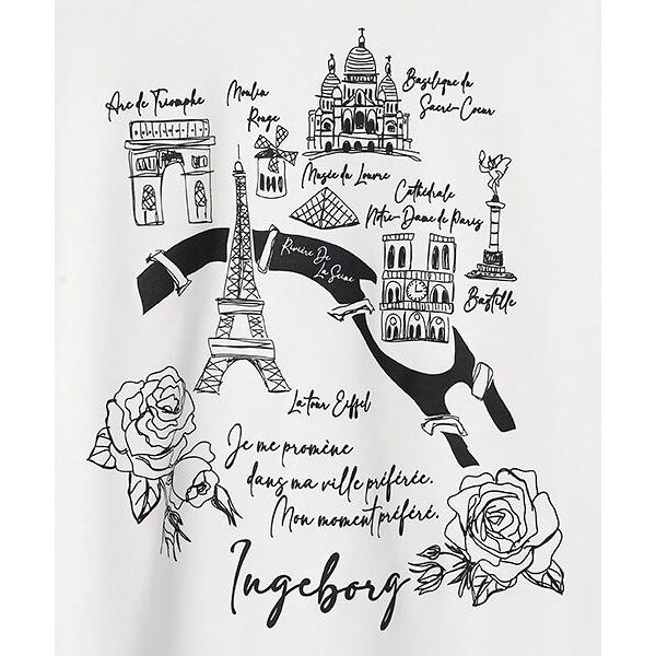 INGEBORG / インゲボルグ フレンチアートプリントカットソーの画像