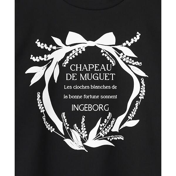 INGEBORG（インゲボルグ） すずらんリースワンポイントpt.カットソー