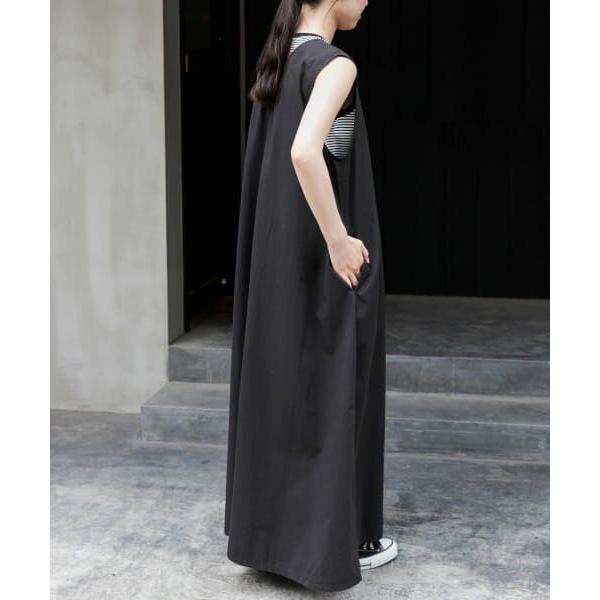 FORK&SPOON　テントラインUネックワンピース BLACK 1 URBAN RESEARCH DOORS / アーバンリサーチ ドアーズ FORK&SPOON