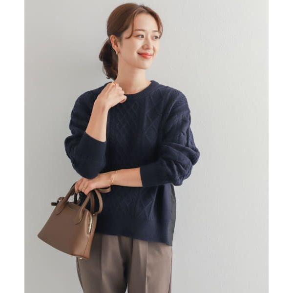 T♯【★美品★】アーバンリサーチドアーズ アラン柄 バックシャツ プルオーバー アーバンリサーチ ドアーズ URBAN RESEARCH DOORS アラン柄