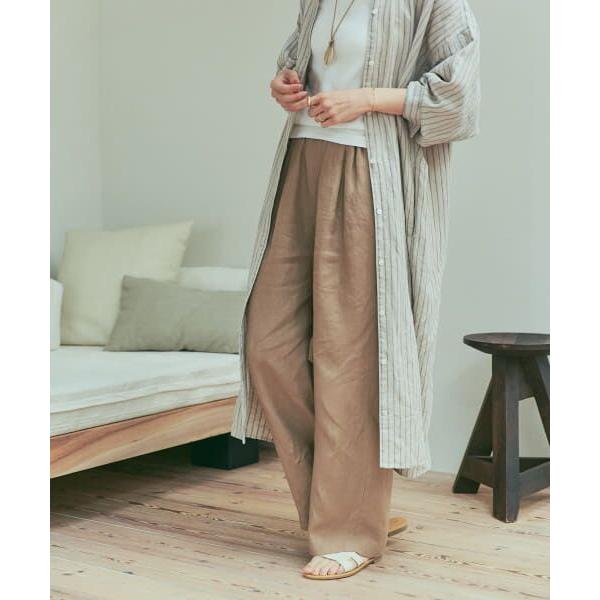 evam eva エヴァムエヴァ linen pants V243T906