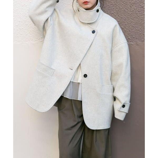 KBF コクーンミドルコート セール】 コクーンミドルコート （ステンカラーコート）｜KBF