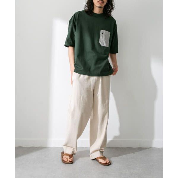 Sonny Label / サニーレーベル ヘビーウェイト布帛ポケット切替Tシャツ｜selectsquare｜20