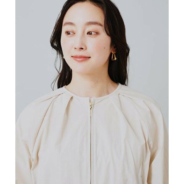 アンタイトル【軽羽織／洗える】タフタノーカラーブルゾン UNTITLED / アンタイトル 【軽羽織／洗える】タフタノーカラー
