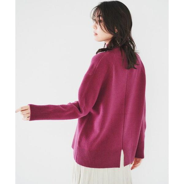 UNTITLED（アンタイトル） ラムウールカシミヤ ボトルネックプル