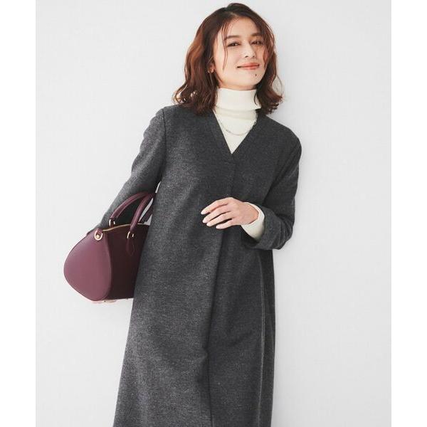 アンタイトル ネップツイード Aラインワンピース（サイズ46、新品タグ