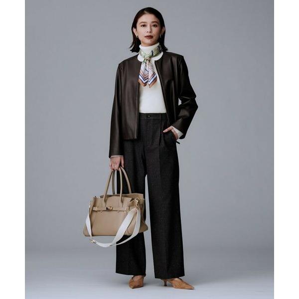 UNTITLED（アンタイトル） 【着丈短め/柔らかな質感】ラムレザー