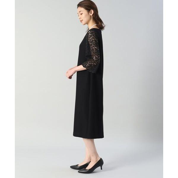 UNTITLED / アンタイトル 袖レースドレスワンピース