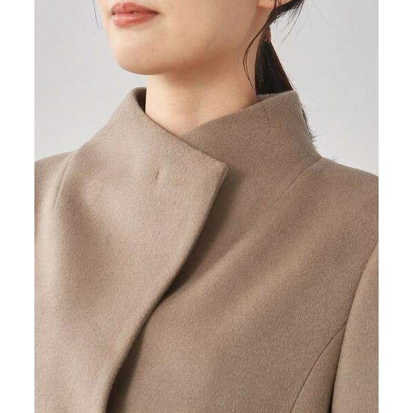 UNTITLED（アンタイトル） 【日本製／2WAY衿】スタンドカラー ロング