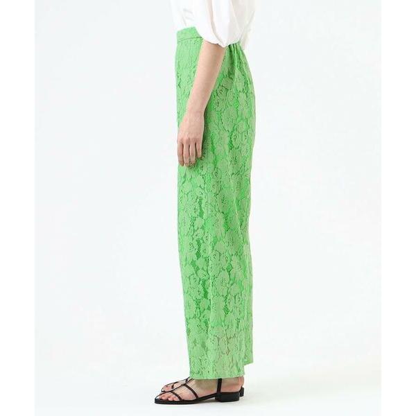 INDIVI / インディヴィ レースワイドパンツ【ウォッシャブル