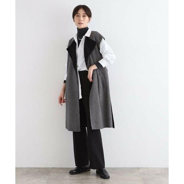 INDIVI（インディヴィ） 【ウール混／トレンド】リバージレコート