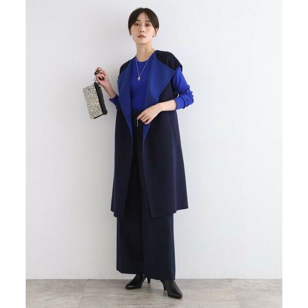 INDIVI（インディヴィ） 【ウール混／トレンド】リバージレコート