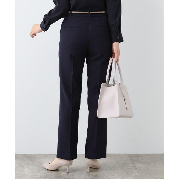 INDIVI（インディヴィ） 【洗える／スーツ】ストレートラインパンツ