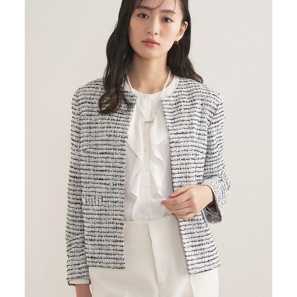 INDIVI（インディヴィ） 【セレモニー／洗える】ミックスツイード