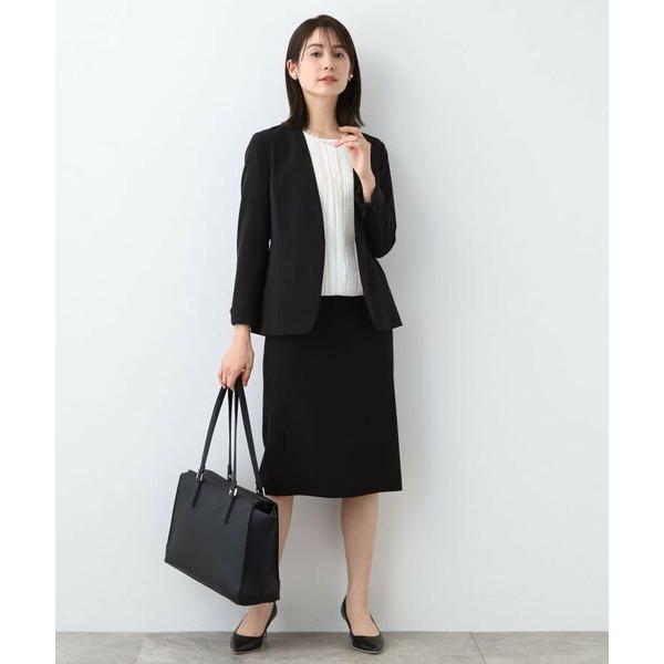 新品未使用 INDIVI ウォッシャブル スカート スーツ ストレッチ 38 INDIVI（インディヴィ） 【洗える／UVケア／スーツ】ストレッチ