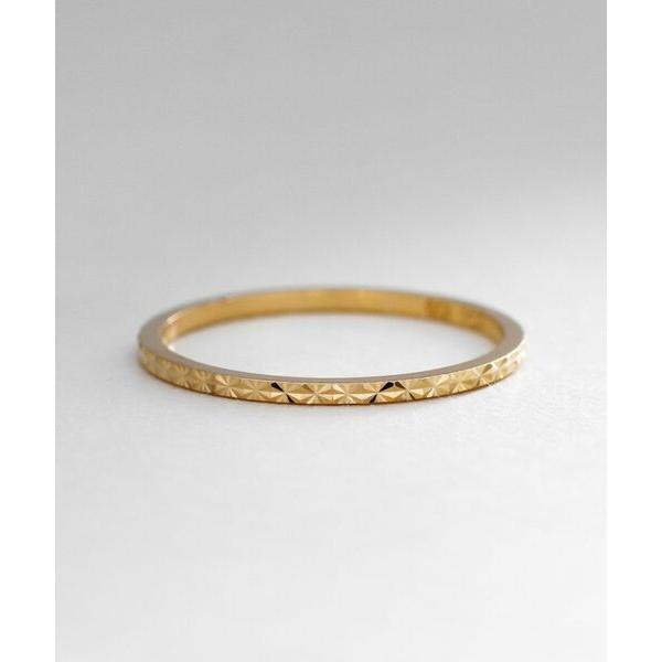 COCOSHNIK / ココシュニック K10カットワーク極光細 リング