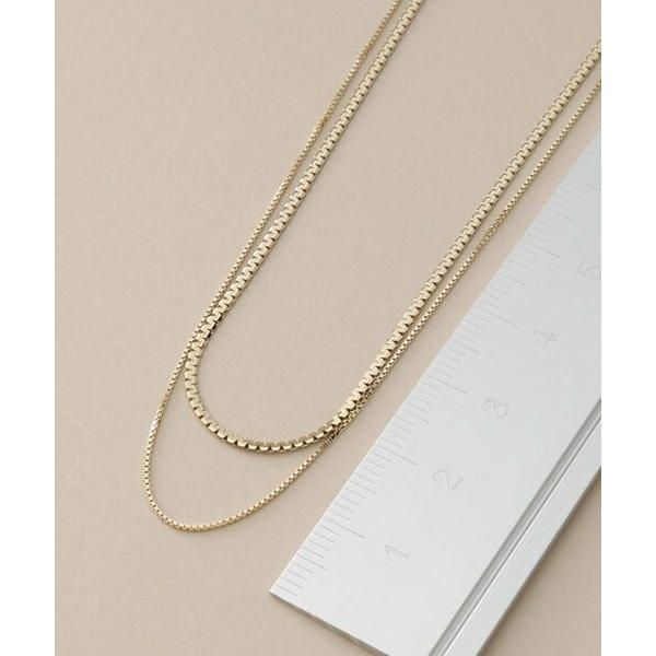 COCOSHNIK / ココシュニック K10ベネフラット×ベネレイヤード ネックレスの画像
