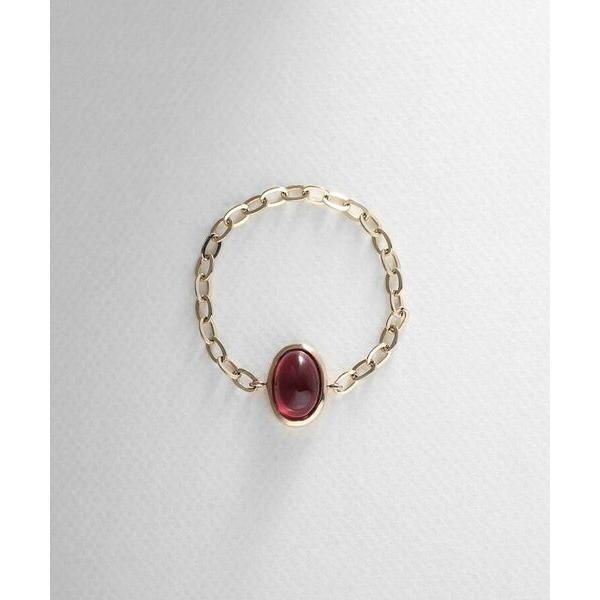 COCOSHNIK K10 YG ラウンドフラワーモチーフ リング 14号