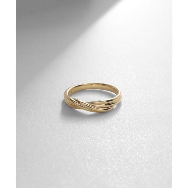 大幅お値下げ ココシュニック　K10 クロス　リング　ゴールド　10金　12号 COCOSHNIK / ココシュニック K10ダブルロウクロス リング