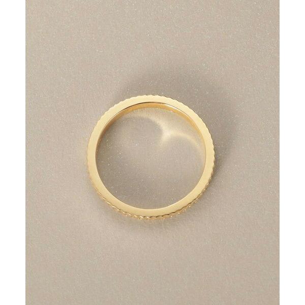 COCOSHNIK（ココシュニック） K10ダイヤモンド 縦溝 リング