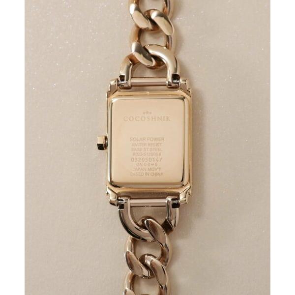 COCOSHNIK / ココシュニック RGスクエアチェーンベルト ウォッチ