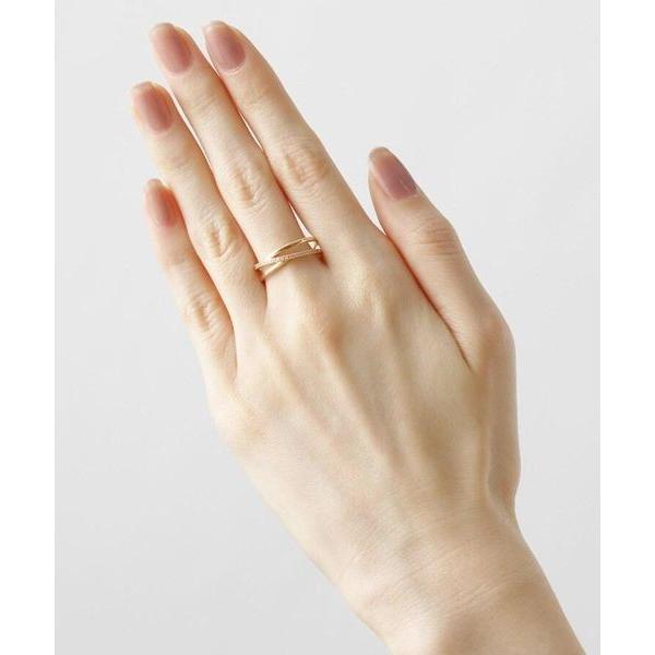 大人気 COCOSHNIK / ココシュニック ダイヤモンド　クロッシングライン　リング 【JSB7144502743】(25806円)
