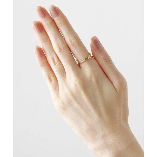 大人気 COCOSHNIK / ココシュニック ダイヤモンド　クロッシングライン　リング 【JSB7144502743】(25806円)