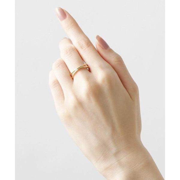 大人気 COCOSHNIK / ココシュニック ダイヤモンド　クロッシングライン　リング 【JSB7144502743】(25806円)