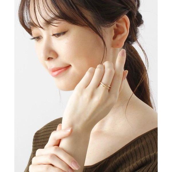 大人気 COCOSHNIK / ココシュニック ダイヤモンド　クロッシングライン　リング 【JSB7144502743】(25806円)