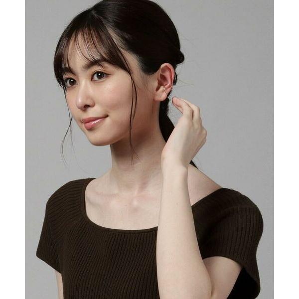 2025，大人気 COCOSHNIK ココシュニック ダブルフープ イヤーカフ 片耳用