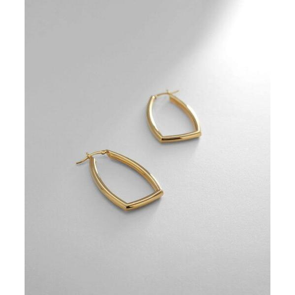 COCOSHNIK / ココシュニック シルバー ホロウ フープ