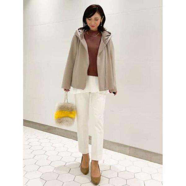 レーヨン Coup 異素材ジップアップフーデットコート タカシマヤファッションスクエア 通販 Paypayモール De Chance