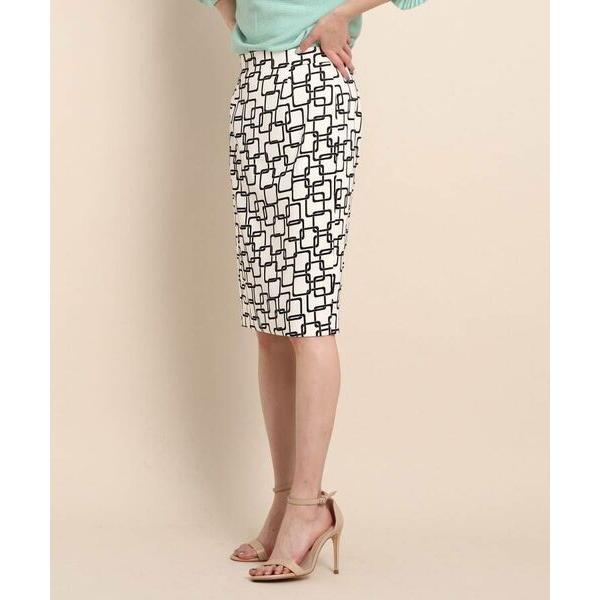31 割引かわいい Coup De Chance クードシャンス 洗える 日本製 ジオメトリックタイトスカート スカート レディースファッション ファッション Solcaloja Med Ec