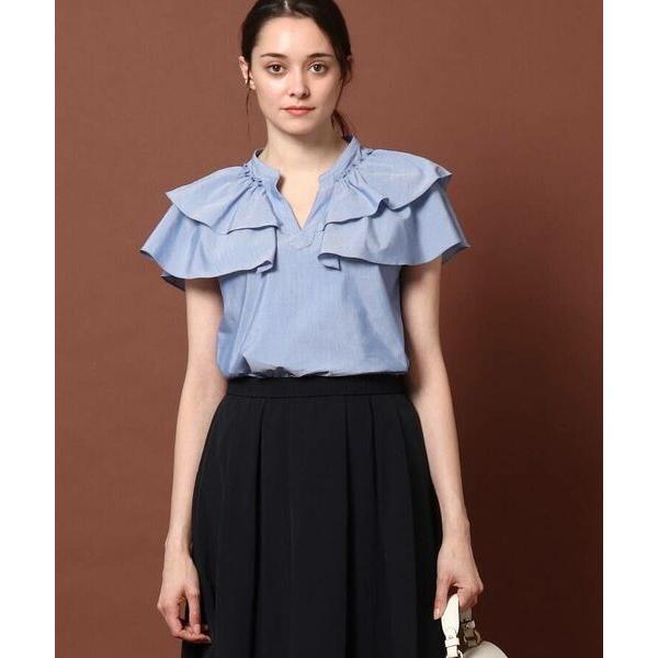 DRESSTERIOR / ドレステリア シャンブレーフリルブラウス :000010032220220108584112:タカシマヤファッションスクエア - 通販 - Yahoo!ショッピング DRESSTERIOR / ドレステリア シャンブレーフリルブラウス :000010032220220108584112:タカシマヤファッションスクエア - 通販 - Yahoo!ショッピング
