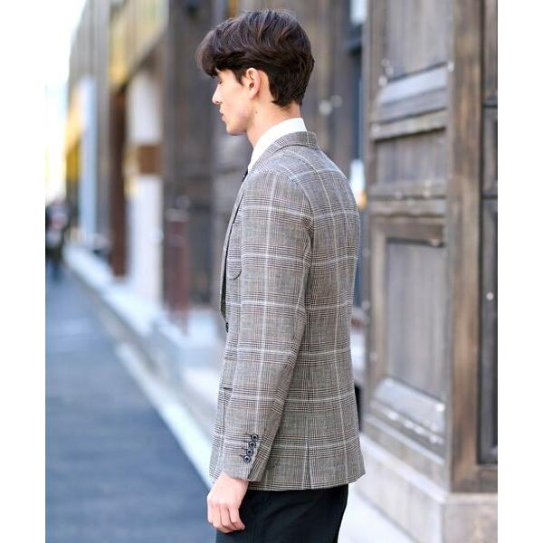 ドレステリア（DRESSTERIOR）/ウールコットン グレンチェックジャケット DRESSTERIOR（ドレステリア） ウールコットン グレンチェック
